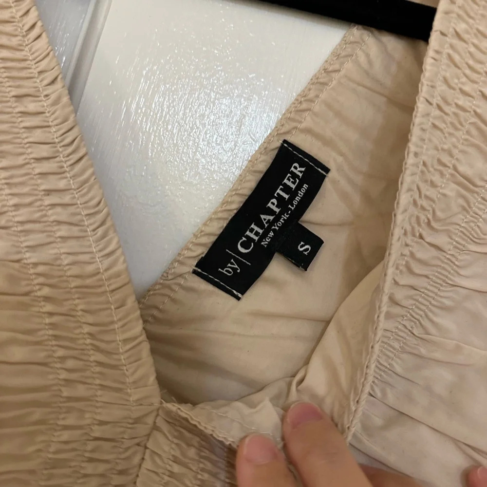 Chapter Beige Ruffle Blouse - Picture 3 of 3